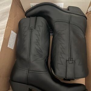 Durango Black Heeled Boots